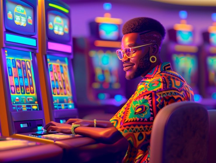 Pemain menikmati bonus harian di meja roulette pengeluaran